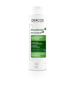 VICHY DERCOS SHAMPOOING TRAITANT ANTI-PELLICULAIRE 200ML CHEVEUX NORMAUX À GRAS